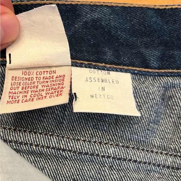 Vintage late 70s or early 80s dark-denim jeans by Calvin Klein (black tag) - Picture 7 of 8